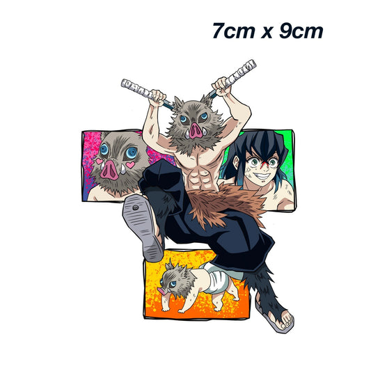 Demon Slayer Inosuke Hashibira  JDM Laptop , Car  Decal Sticker 