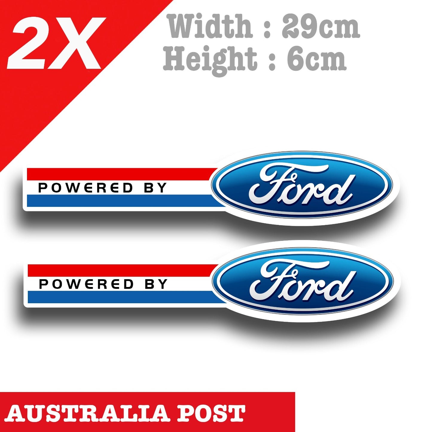 POWERED BY FORD STICKERS DECALS RACING Stickers