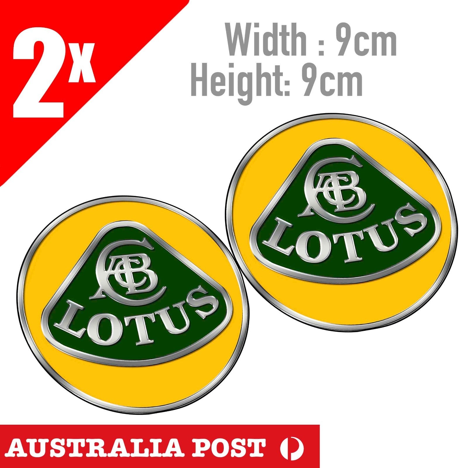 LOTUS Racing Car Logo, Lotus Logo ,Cars Vans Round Stickers