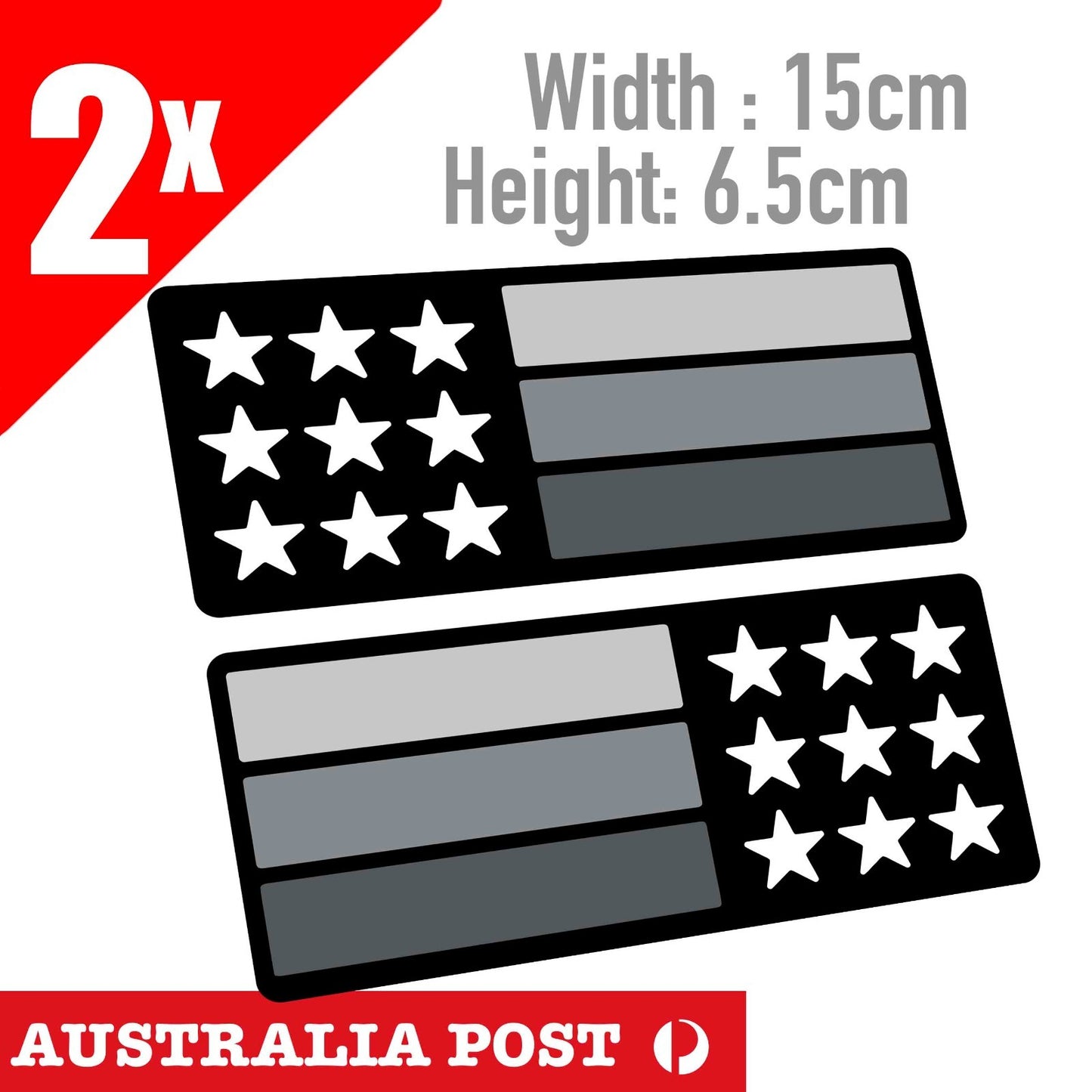 Retro Flag, 4x4, 4WD, Off Road, Toyota FJ Cruiser Tacoma 4 Runner Sticker