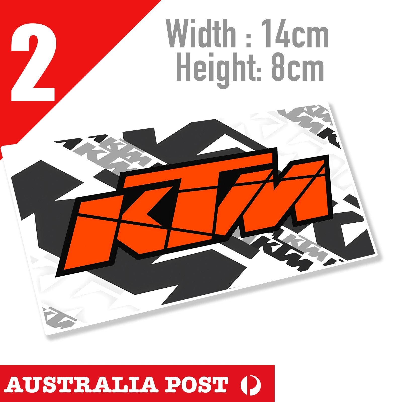 KTM  Australia - Motorcycle, Bike Logo Decal Sticker
