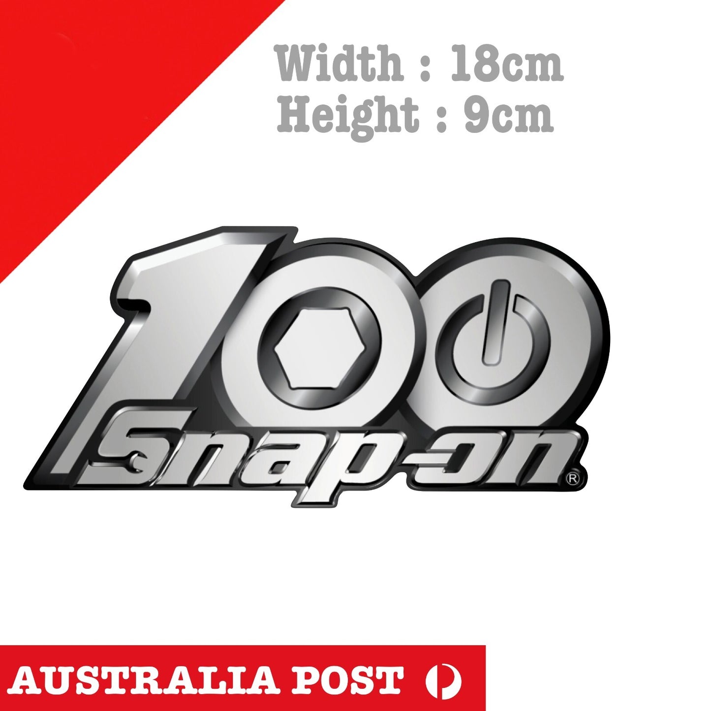 SNAP ON TOOLS Stickers 100 Years JDM Decals Vintage Garage Bar Man Cave