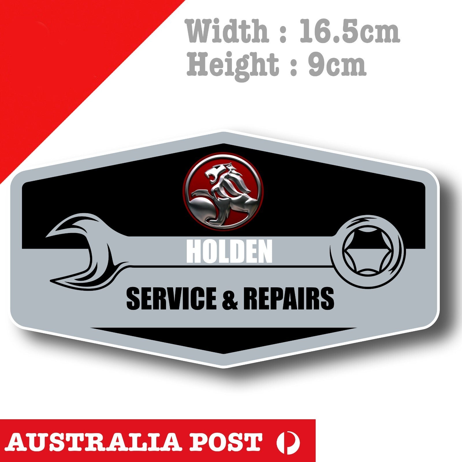 HOLDEN, SERVICE & REPAIRS Garage Sign, Holden Commodore, Man Cave Sticker