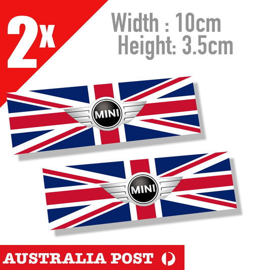 Mini Cooper United Kingdom Flag - JDM Car Stickers