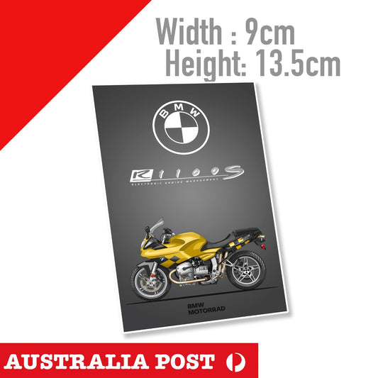 BMW R1100S Bike, Motorcycle, Helmet MotoGp Sticker