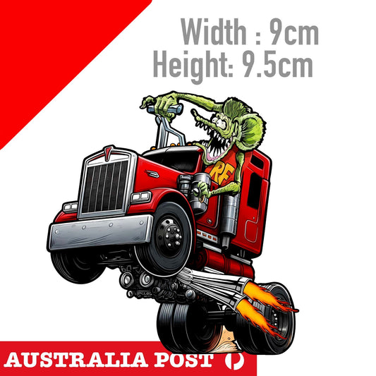 RAT FINK Hot Rod Truck Vintage Retro Americana Rat Rod Hot Rod Sticker