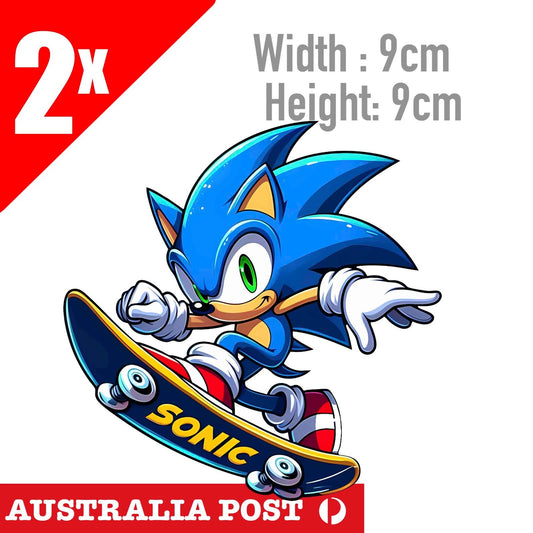 SONIC The Hedgehog Sega Character Skateboard  Sticker