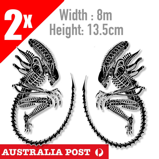 Alien VS Predator  Head 2x Sticker