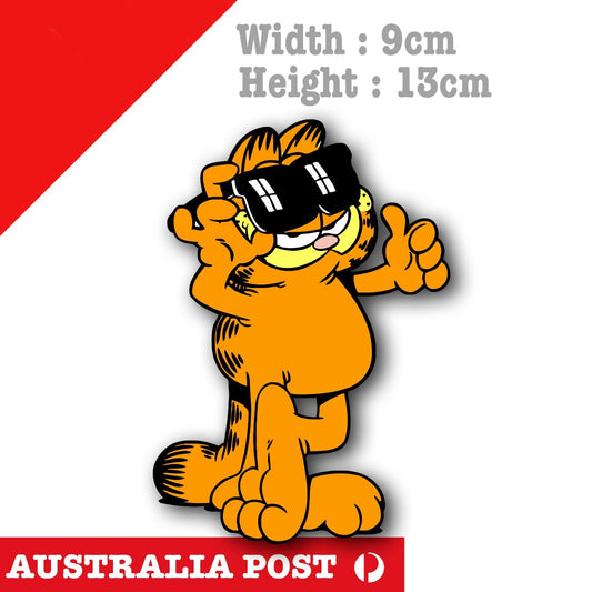 Garfield Thumbs Up  Funny Cat, Cartoon Character, Kids  Sticker