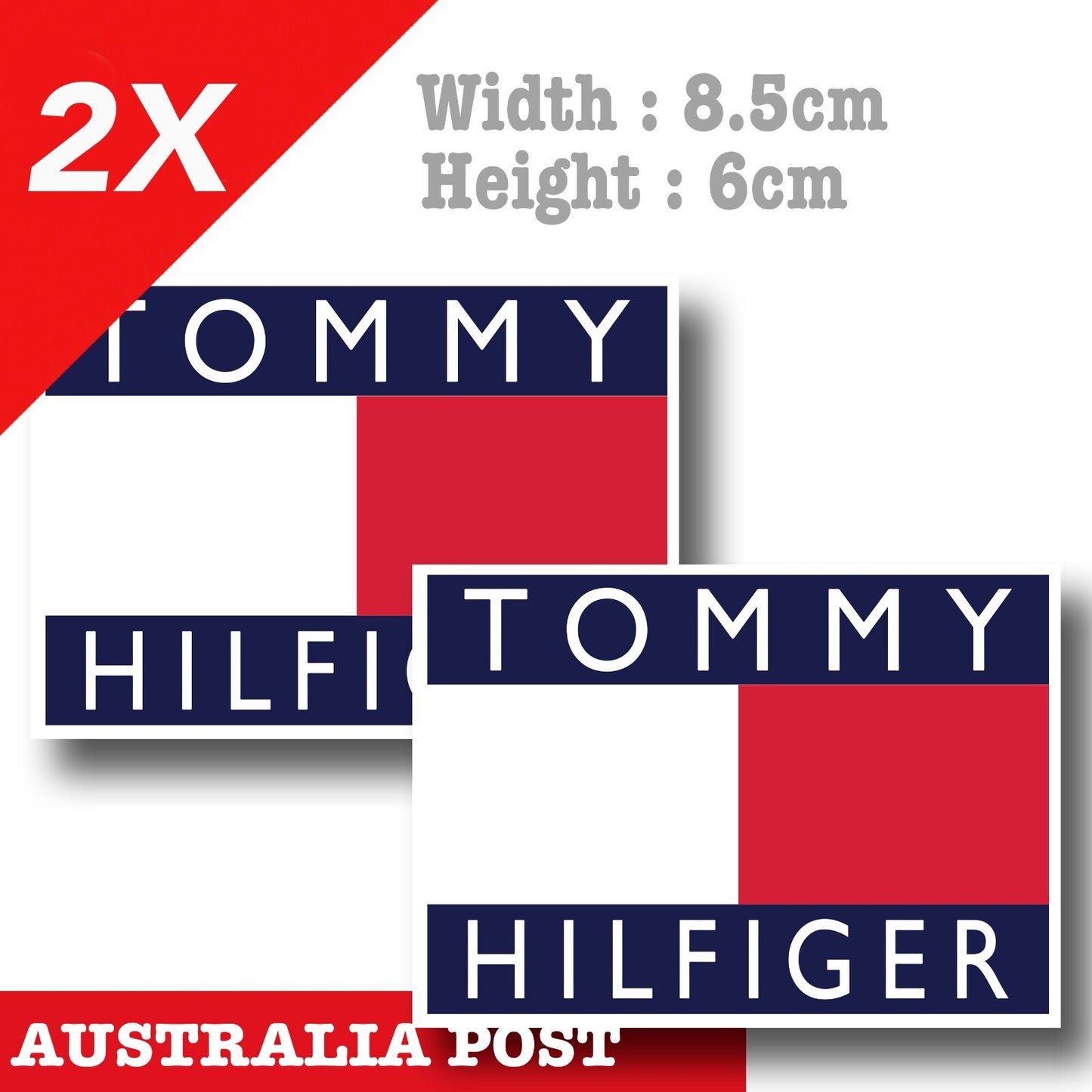 Tommy Hilfiger Logo x2 Sticker
