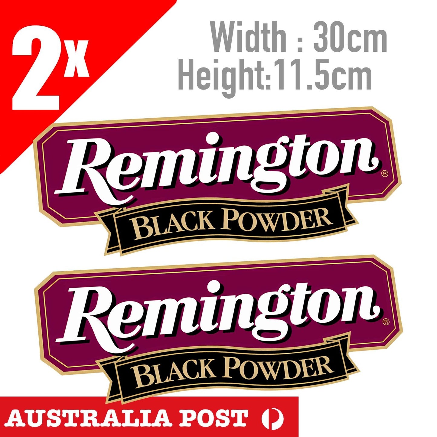 REMINGTON Black Powder , FIREARMS AMMUNITION RIFLE HUNTING  STICKER