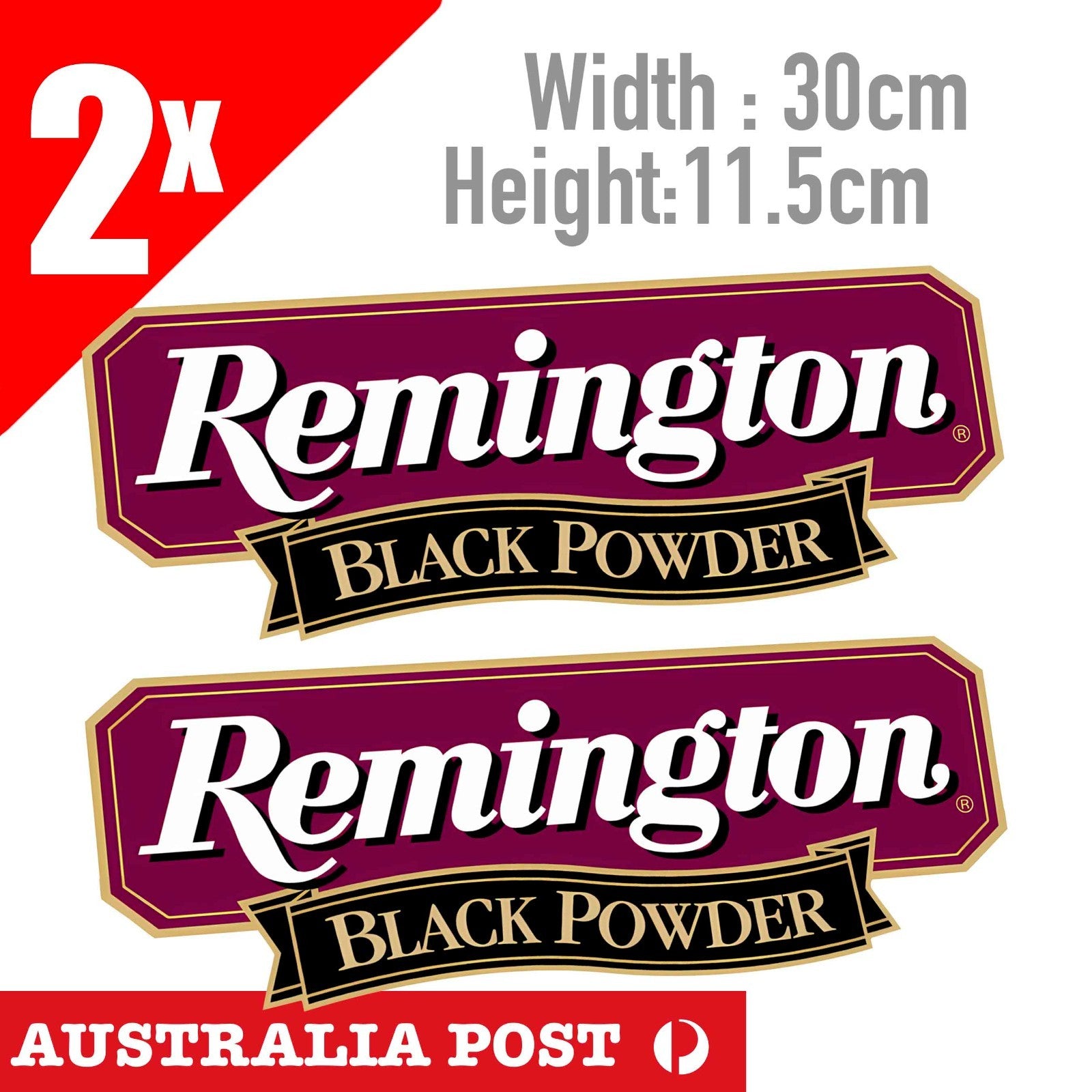 REMINGTON Black Powder , FIREARMS AMMUNITION RIFLE HUNTING  STICKER