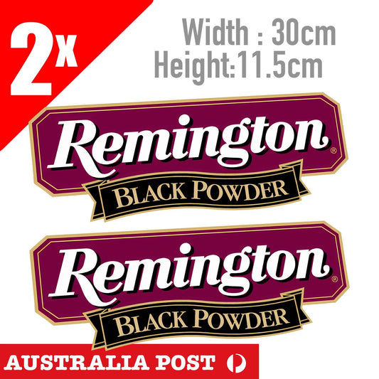 REMINGTON Black Powder , FIREARMS AMMUNITION RIFLE HUNTING  STICKER