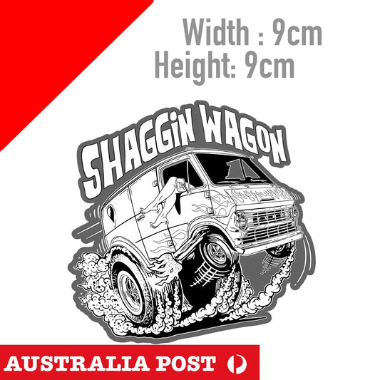 HAGGIN WAGON, SURFING, PANEL VAN Chevrolet Sticker