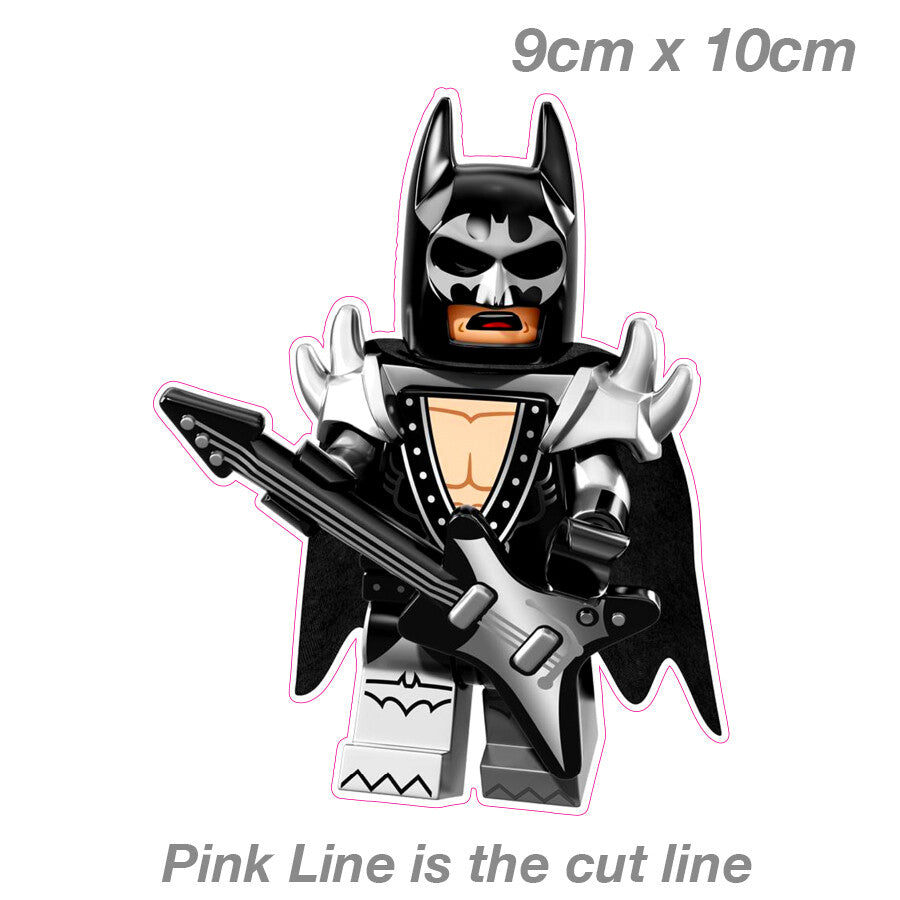 Metal Batman Lego Funny Laptop , Car  Vinyl  Sticker 