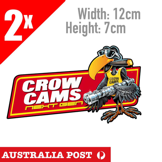 CROW CAMS Next Gen STICKER VINTAGE MOTORSPORT HOT ROD , DRAG CAR Stickers