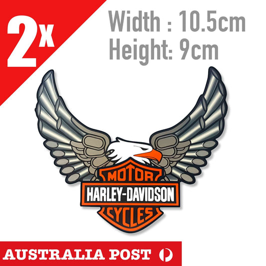 Harley Davidson EAGLE Logo Motorcycle, Helmet, Fuel Tank Logo Stickers