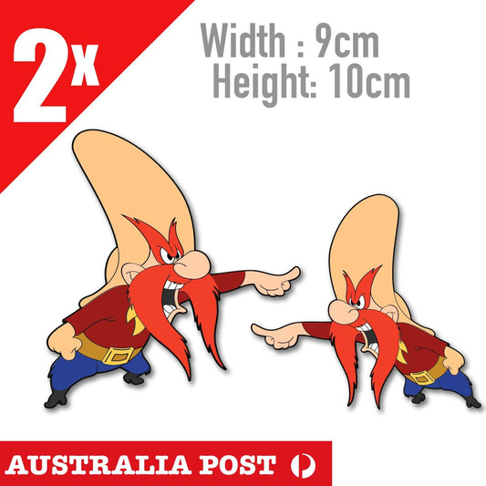 Yosemite Sam Angry Cowboy  Funny Looney Tune cowboy Sticker