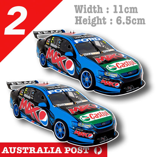 Red Bull Holden Racing Team FORD XR6 , Supercar  Vinyl  Stickers