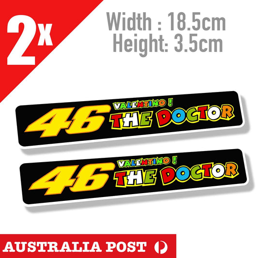 The Doctor 46 - Valentino Rossi's VR46 Motorcycle  Sticker