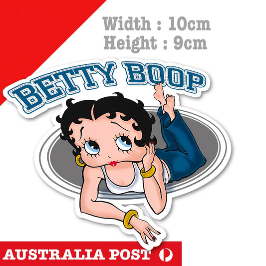 Betty Boop Girl Outfit, Betty Boop  Jeans Sticker