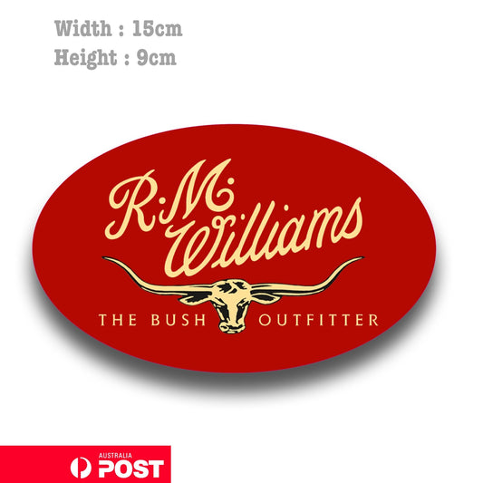 R.M Williams - The Bush Outfitter Logo Sticker