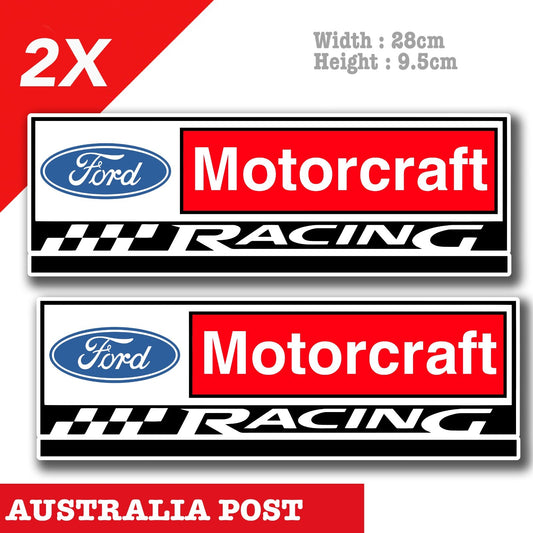 Ford Logo Motorcraft  Racing Banner. FORD Mustang, Fiesta RS  Decal Stickers