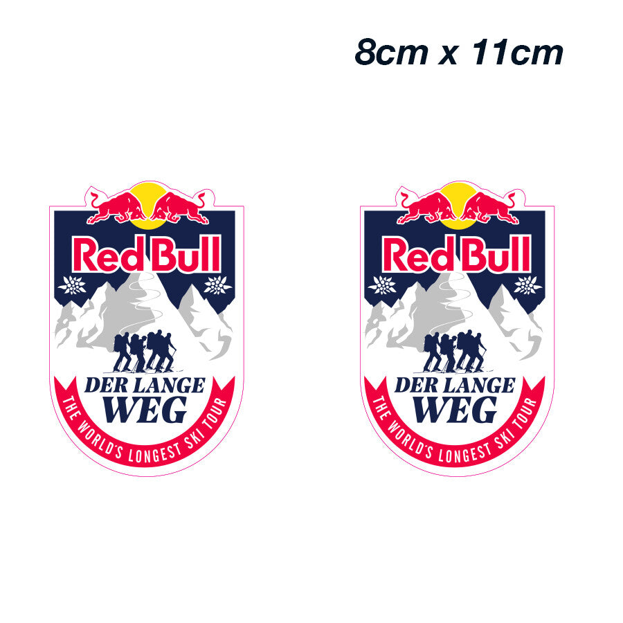 Red Bull Derlanger WEG logo Bar Fridge  Laptop , Car  Decal Sticker 