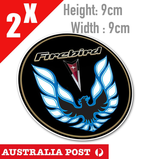 Pontiac Firebird 1977 Eagle Logo, American Muscle Car Round Logo Sticker