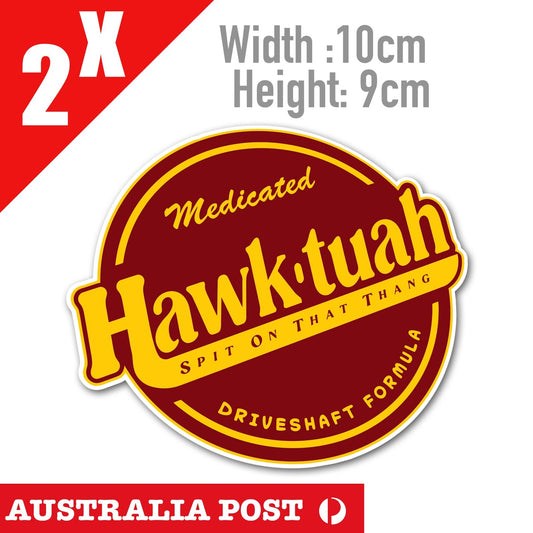 Hawk Tuah Spit On That Thang! Funny TikTok Meme badge Stickers