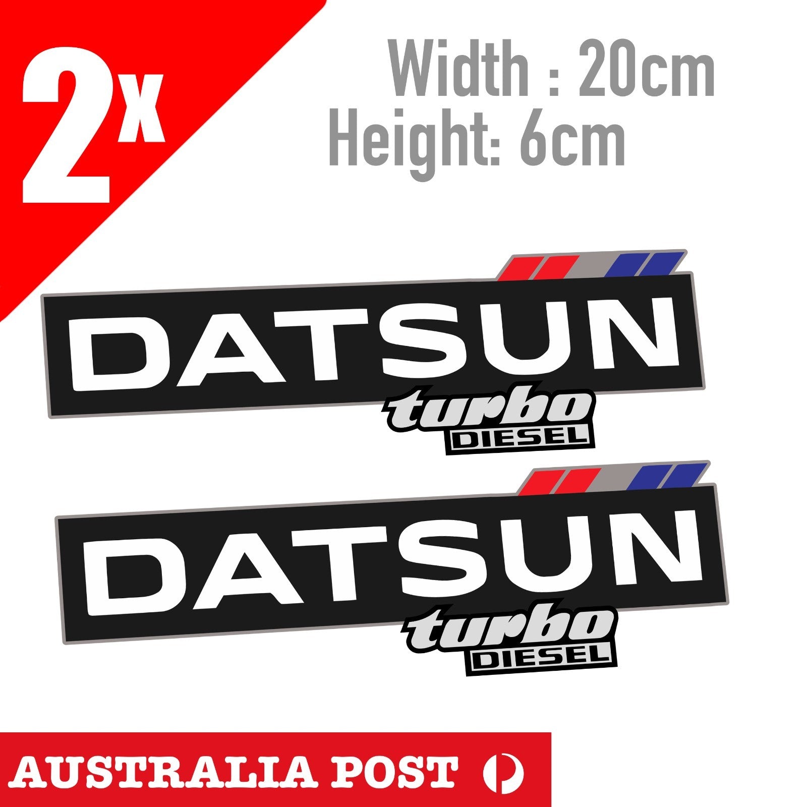 Turbo Logo for DATSUN JDM Car Logo Stickers