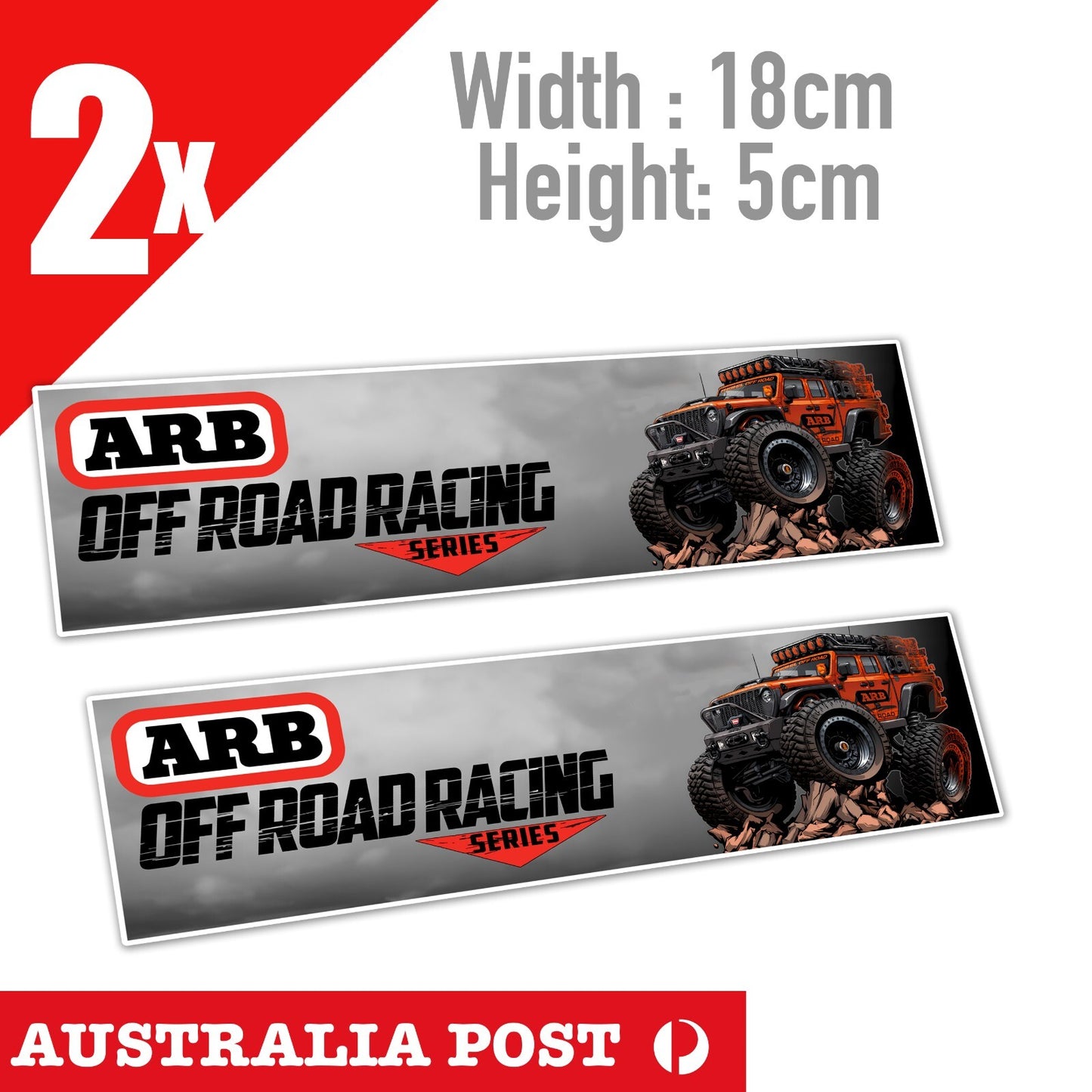ARB JEEP WRANGLER Off Road Racing Banner , Hilux 4X4 Off Road JDM Stickers