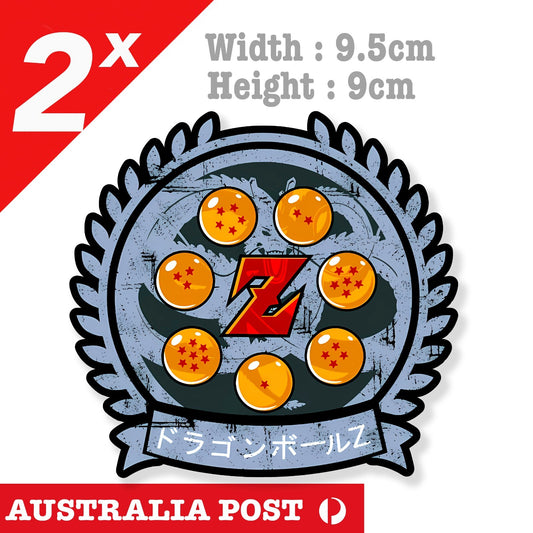Dragon Ball Z, Dragon Ball Badge, Dragon, DBZ Logo JDM, Japan Sticker