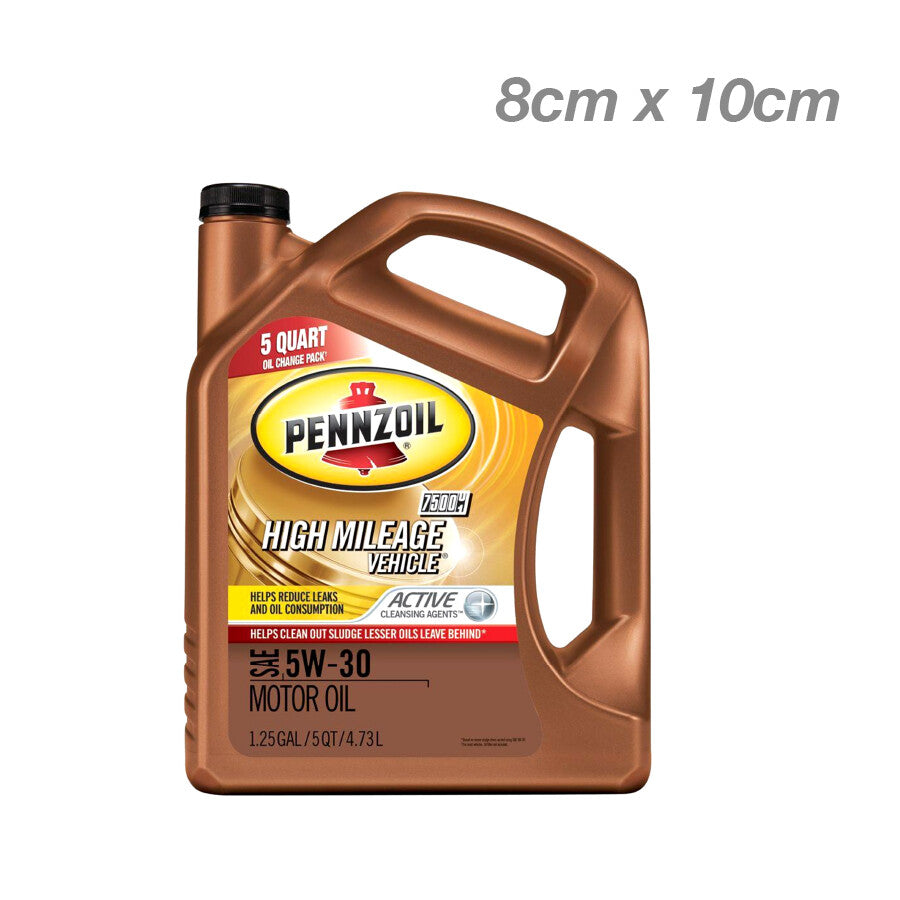 Pennzoil 5 qt. HMV 5W30 Motor Oil Laptop , Car  Vinyl  Sticker 
