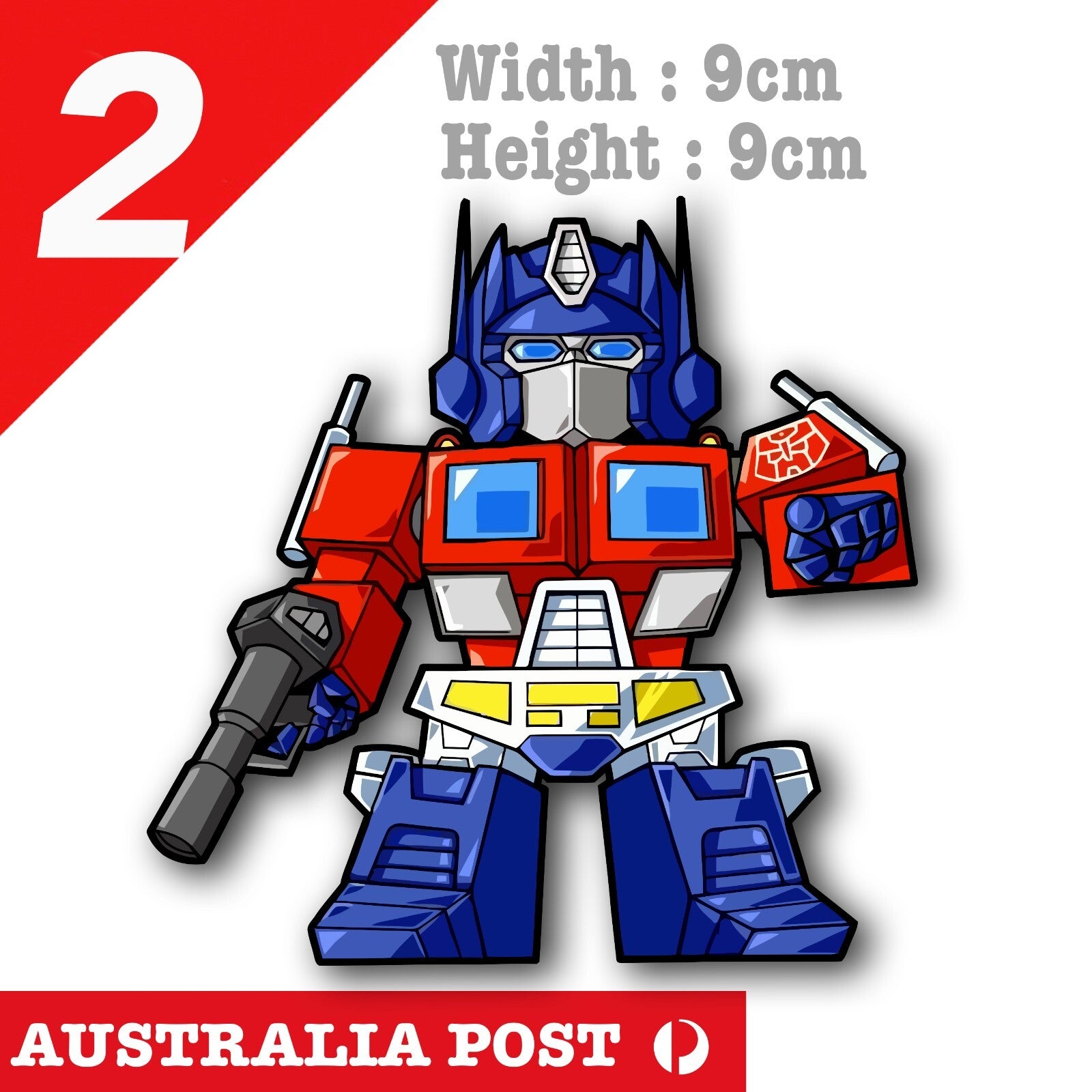 Optimus Prime, Transformers Robot Truck Stickers