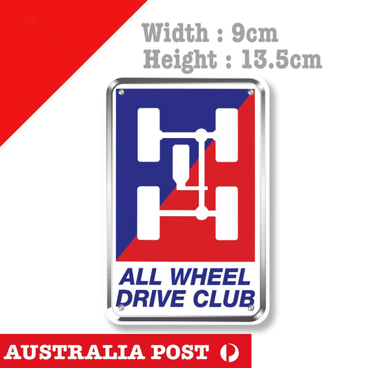 Land Rover  All Wheel Drive Logo, Off Road, 4x4, 4WD Sticker