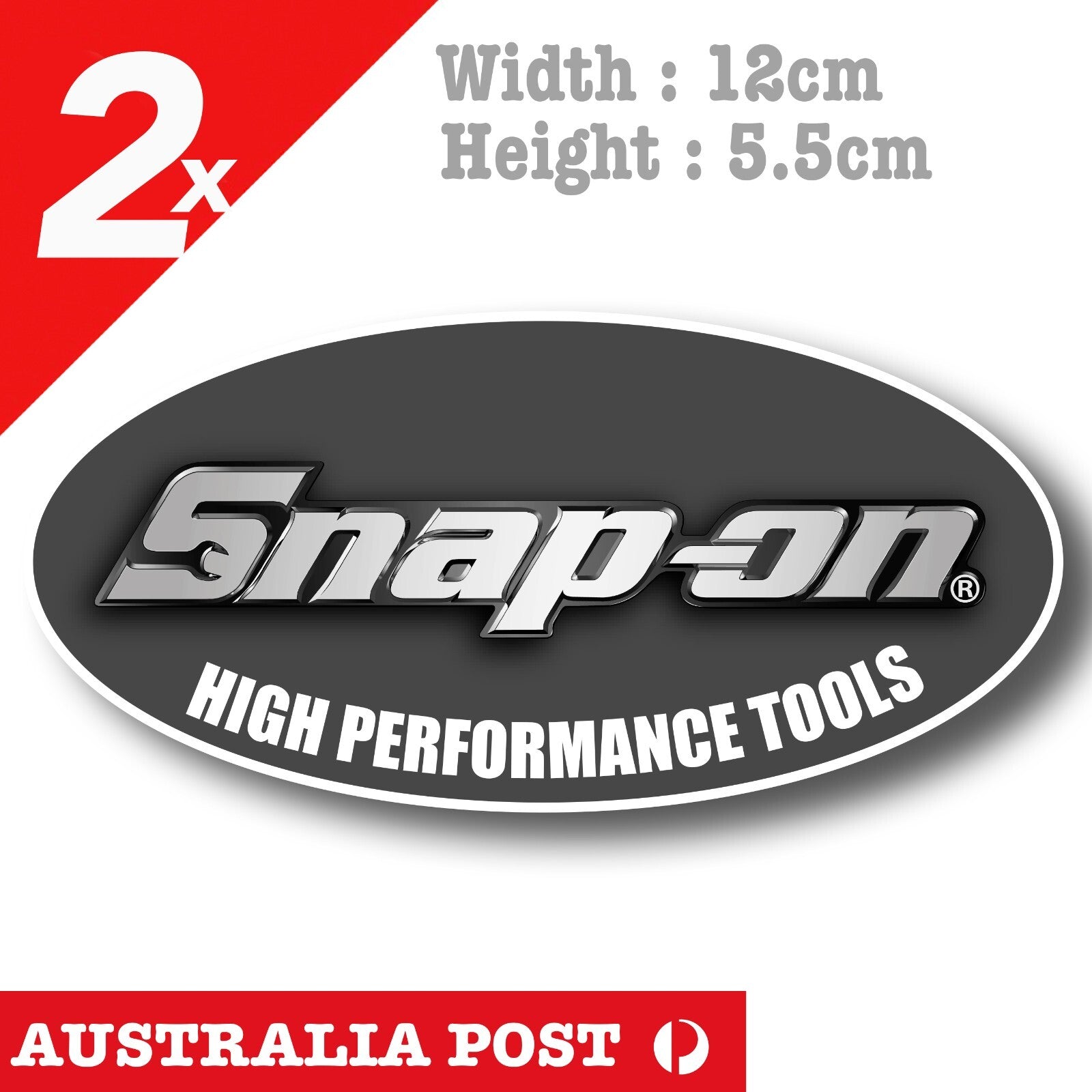 SNAP-ON High Performance Tools Logo ,Tools Garage Vintage Vinyl  Stickers