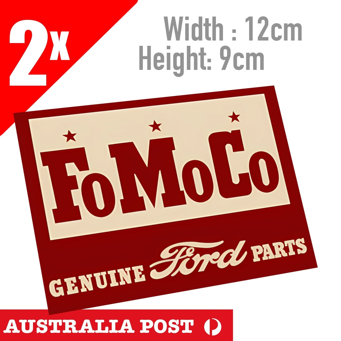 FORD MOTOR COMPANY FOMOCO Logo ,TOOLBOX FRIDGE MANCAVE Sticker