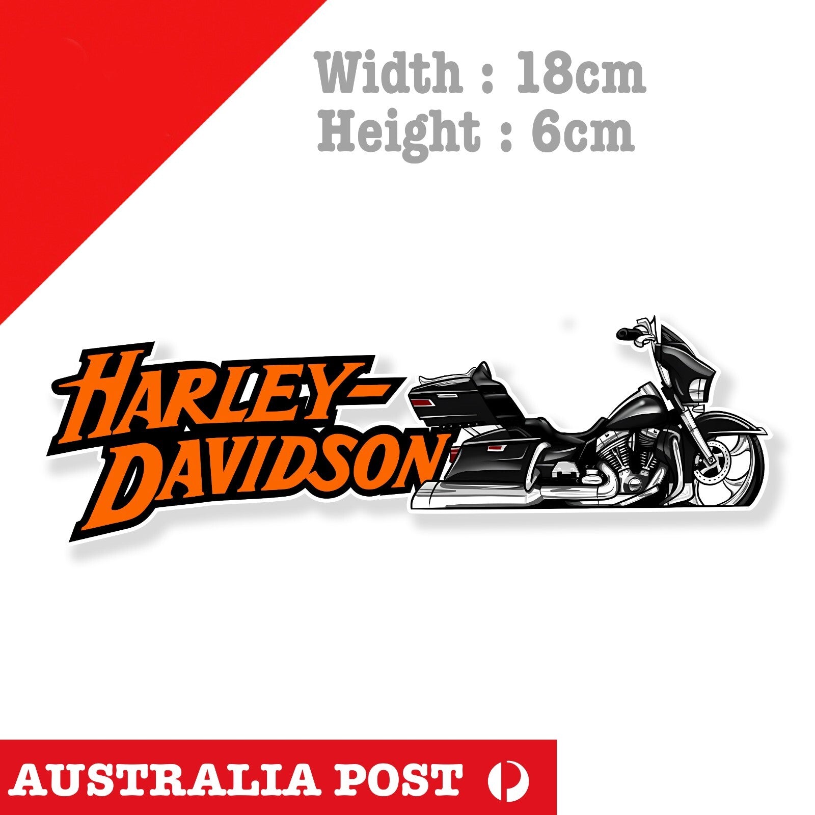 Harley Davidson Motorcycle Logo , DYNA, Helmet, Fuel Tank  Sticker