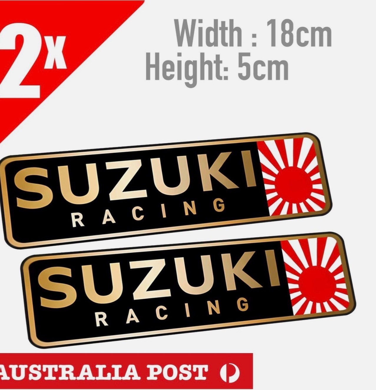 Suzuki JDM JAPAN Racing Banner, Japan Raising Sun Flag Stickers