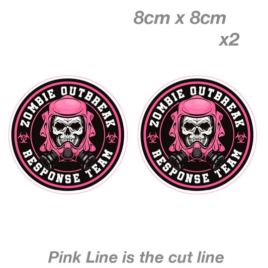 Zombie Response Team Badge Logo  Car  Vinyl  Sticker 