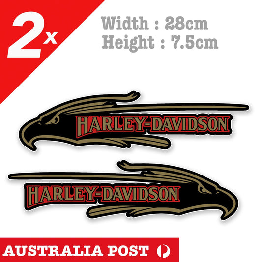 Harley Davidson Motorcycle Eagle Fuel Tank Large Stickers