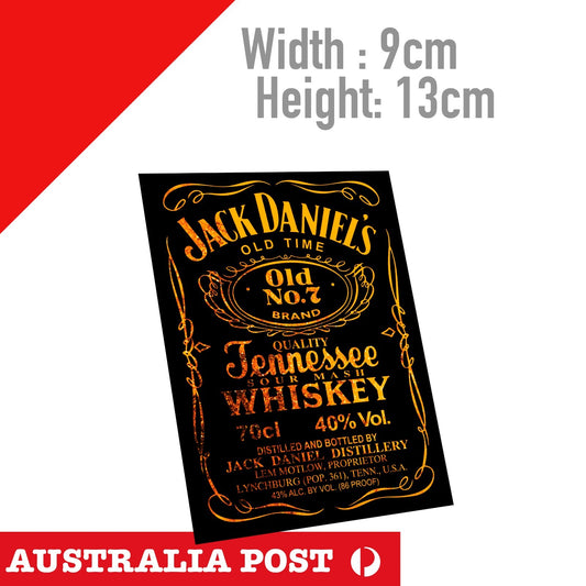 Jack Daniel Whiskey GOLD Label , Beer, Whiskey, Bar, Fridge, Toolbox Sticker
