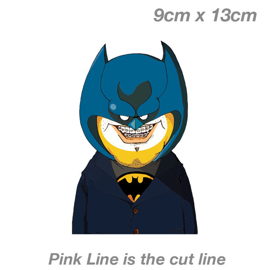 Batman Sticker Evil Batman in Suit with braces  Funny   Sticker