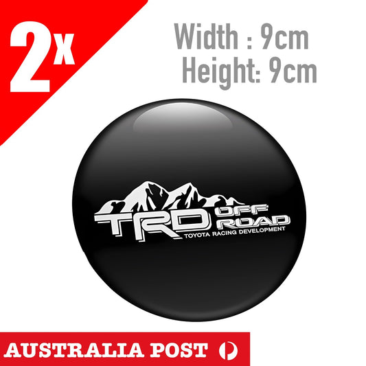 Toyota TRD HILUX TRD Adventure 4WD Logo, 4x4 Off Road, Racing Round Sticker