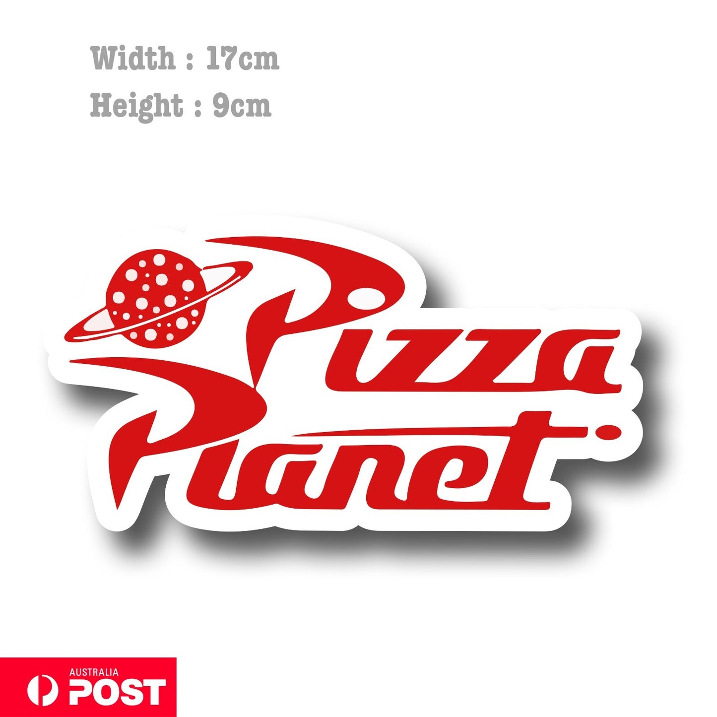 Pizza Planet Logo - Toy Story Pizza Truck Funny  Sticker