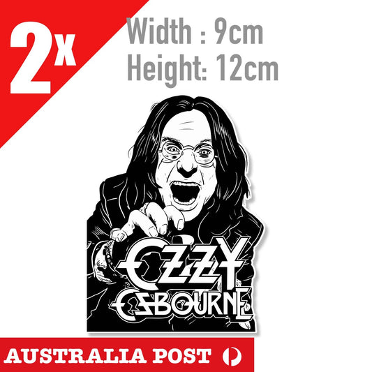 Ozzy Osbourne sticker heavy metal black sabbath Sticker