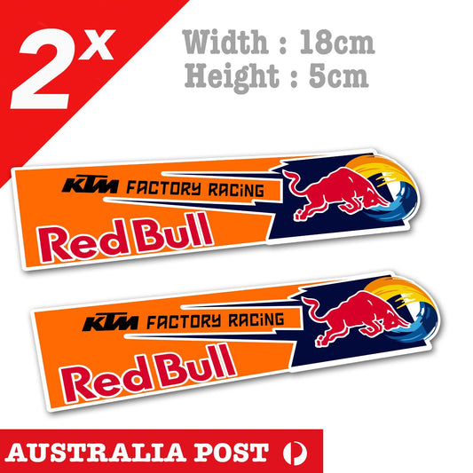 KTM Factory Racing Red Bull Racing  banner  Stickers