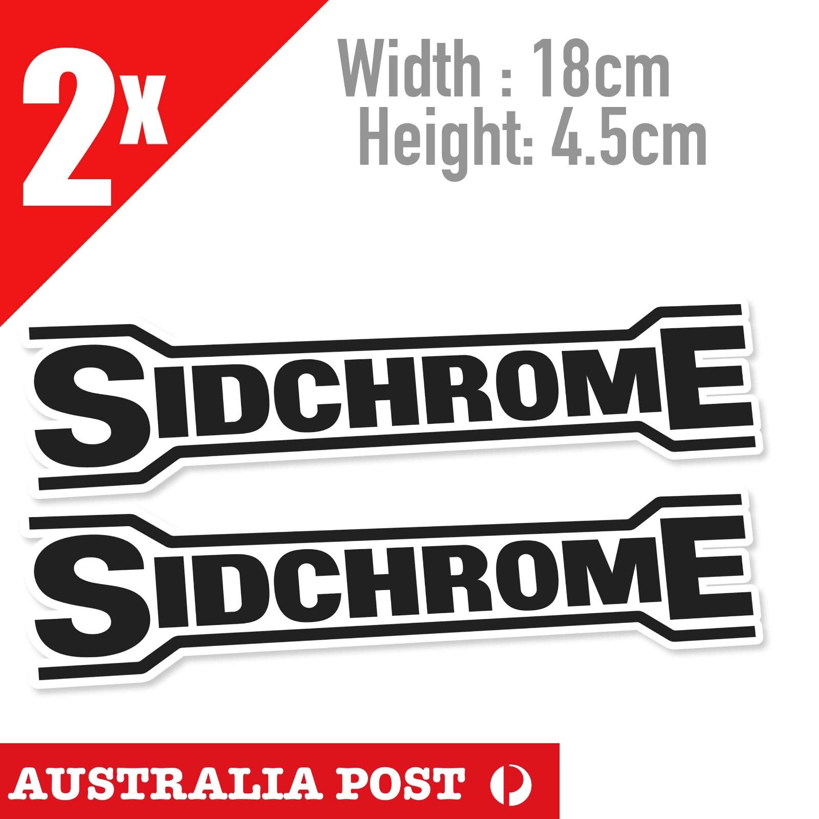 Sidchrome Tools Logo, Tools Logo, Toolbox , Garage Decal  Stickers