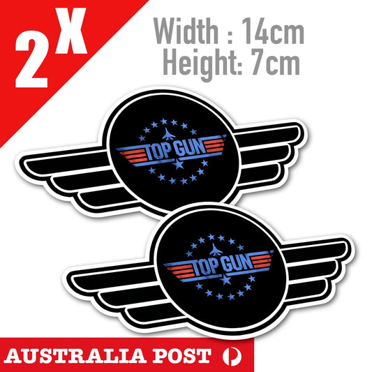 MAVERICK Top Gun Logo Sticker Decal Air Force Style  Stickers
